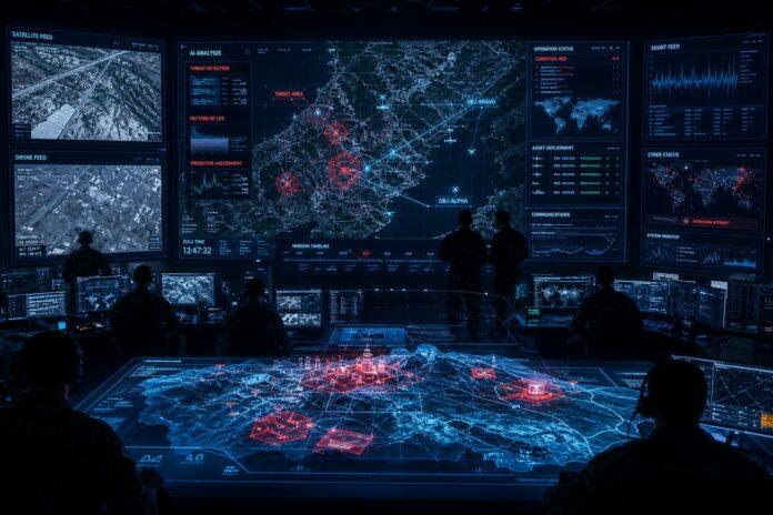 China AI military logistics autonomous systems defense technology target rich environment editorial