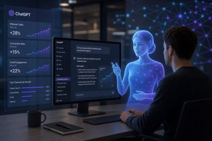OpenAI sending GPT-5.6 to work enterprise AI deployment productivity editorial illustration